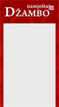 Mobile Screenshot of namjestaj-dzambo.com