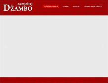 Tablet Screenshot of namjestaj-dzambo.com